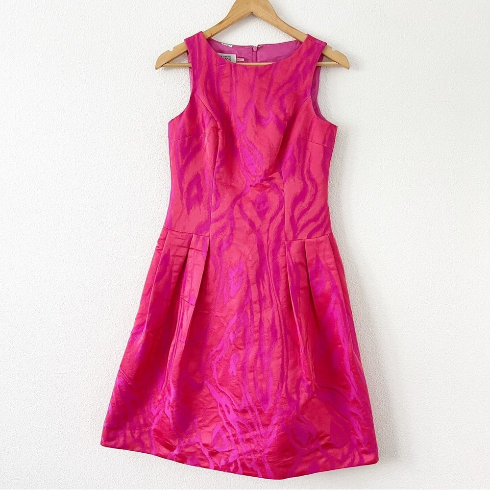 Teri Jon pink A line dress